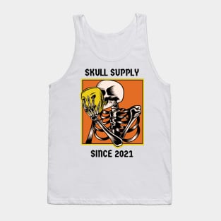 Skull mask Tank Top